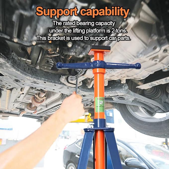 Aain® E335 High-Position 2-Ton Tripod Under Hoist Jack Stand, Underhoist Safety Stand