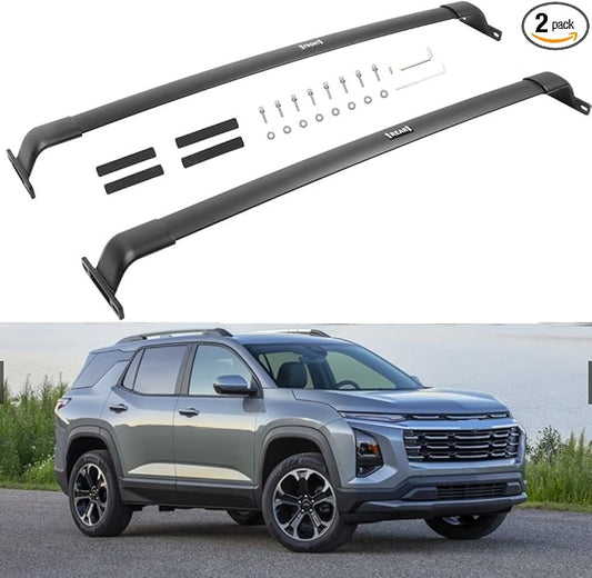 Upgraded Duty 220lbs Cargo Racks for 2025 2026 Chevy Equinox Roof Rack Cross Bars Rail Luggage Carrier Accessories (not for EV)