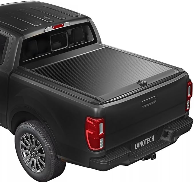 4.6FT Retractable Truck Bed Tonneau Cover for 2022-2025 Ford Maverick Aluminum