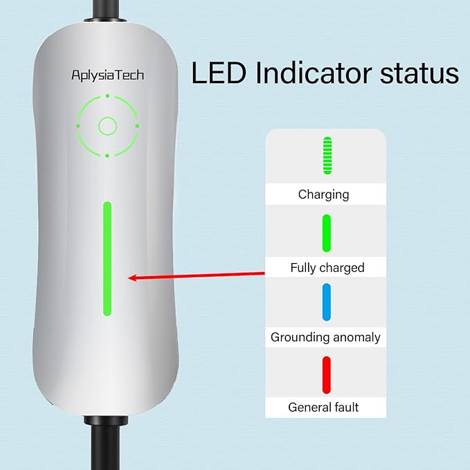 Level 1 EV Charger for Tesla(Only), 15A 110V NACS Connector with 21ft Cable,Nema 5-15 Plug Home Portable Wall Charger for Model Y/3/S/X, Max 1.65KW Power Tesla Charging Station
