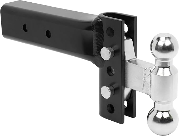 Andersen Hitches | EZ Adjust Hitch | 4" Drop/Rise, 2 x 2-5/16" Ball, 2" Shank | Adjustable Heavy Duty Hitch | 10K/14K GTWR | 3294