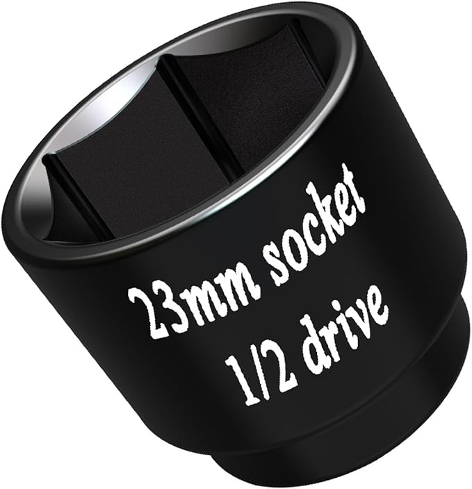 23mm socket, Oil Filter socket wrench 1/2driver 6 Point Axle Nut Remove tool