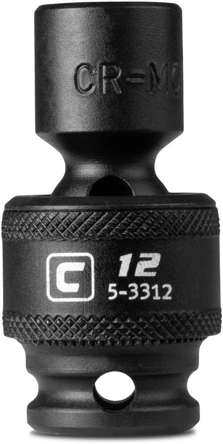 Capri Tools 12 mm Universal Impact Socket, 3/8-Inch Drive, 6-Point, Metric