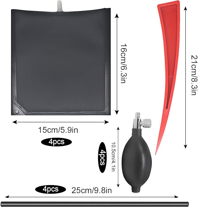 PDR Kit, Complete Dent Removal Tools Set with Rods for Hail Damage, Door Dings, Auto Body Repair