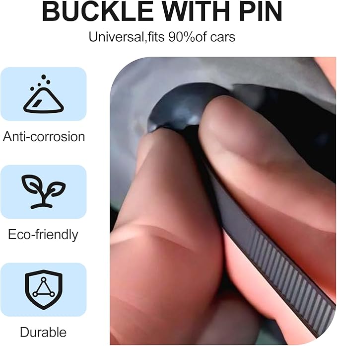 Nylon Universal Cable Tie Buckle,New Multifunctional Cable Tie Buckle for Car Daily Repair,Heavy Duty Self-Locking Nylon Zip Ties Holder,UV Resistant Zipties for Car Daily Auto Fixing (50pcs)