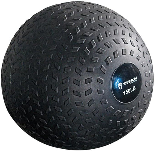 Titan Fitness Rubber Tread Slam Ball, Dead Bounce, Weight Workout - Throw, Catch, Slam, Twist