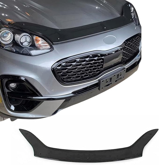 OMAC Front Bug Shield Hood Deflector Guard for Kia Sportage 2017-2022 Black Smoke