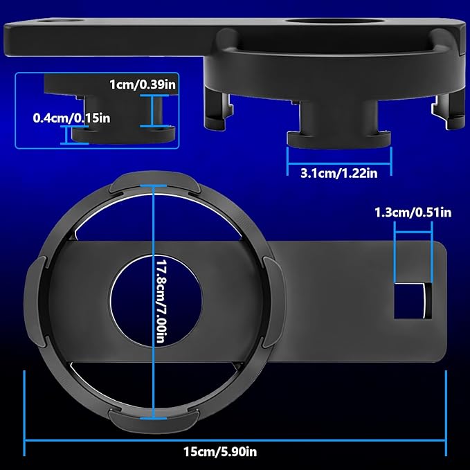 ZKTOOL Front Damper Holder 4 Finger Shallow for 2.0L Jeep Wrangler Engine, OEM 2054400090