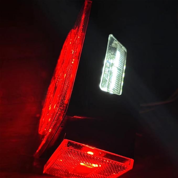 LED Trailer Light Kit,License plate light, 12V,IP67 Waterproof for Under 80 Inch Boat utility Trailer Trucks Campers RVs Snowmobiles DOT Compliant(Lights Kit)