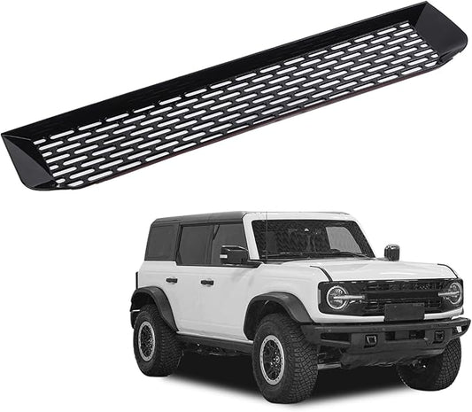 Linskip Modular Bumper Gap Insert Compatible with 2021-2025 Ford Bronco(Not for ACC/Sensors), Enhancing Vehicle Front Appearance, Modular Bumper Gap Cover for Bronco Accessories Gloss Black