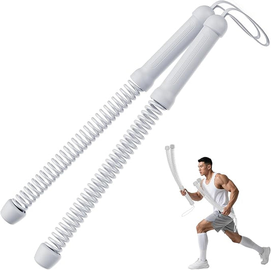 2PCS Weighted Ropeless Battle Ropes for Home Gym, Heavy Duty Arm Exerciser for Strength Training, Portable Battle Rope for Advanced Workouts and Core Muscle Building