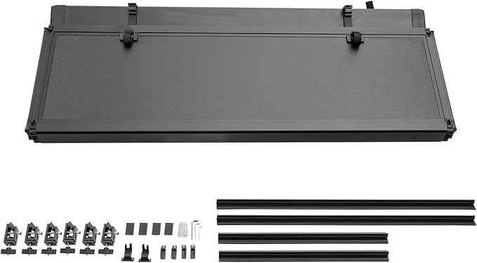 FASTFIT F3 Flip-Up Tonneau Cover for 2009-2018 Dodge Ram 1500; 2010-2025 2500 3500; 2019-2025 Classic, 6'4" (76in) Truck Bed w/o RamBox | FRP Hard Folding Truck Bed Cover | No-Drill | 100% Bed Access