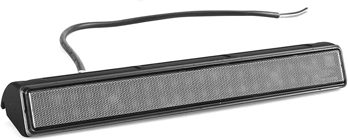 10'' LED 40W 3000LM Porch Light for RV Truck Tractor Marine Boat Trailer 12/24V DC Wide Angle(Black)