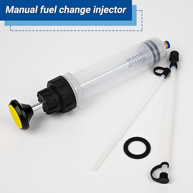 200CC/Oil Extractor/Oil Syringe,Syringe Style Manual Automotive Pump,Gear Oil, and Brake Fluid Extractor