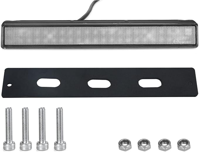 10'' LED 40W 3000LM Porch Light for RV Truck Tractor Marine Boat Trailer 12/24V DC Wide Angle(Black)