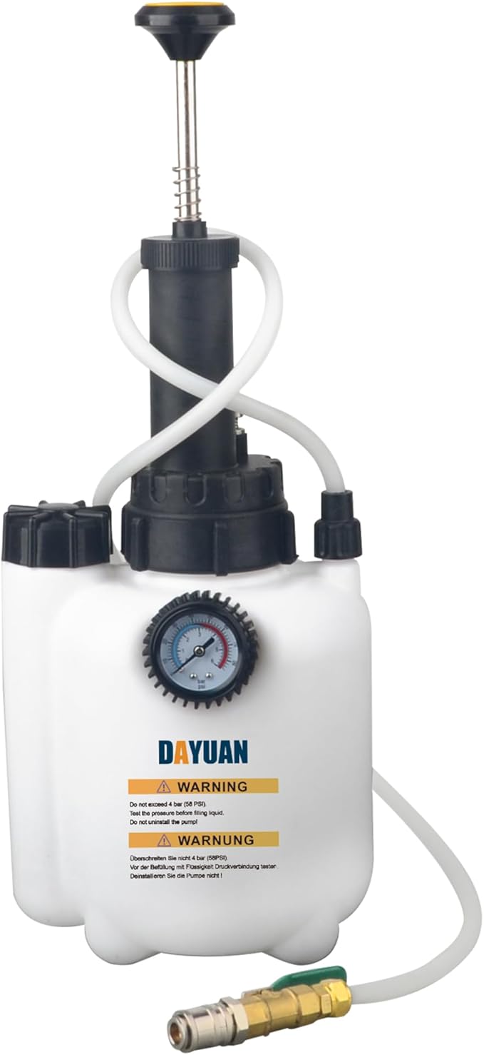 DAYUAN 3L Manual Transmission Fluid ransfer Pump, Oil Filling Filler System Fluid Pump Tool for Automatic Transmission with Adapters