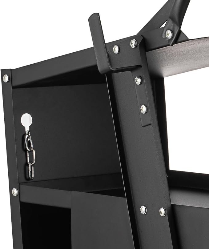 Welding Cart with Drawers, Mig Welder Cart 265 Lbs Capacity, Weld Cart for TIG MIG Welder and Plasma Cutter with 4 Drawers and 2 Safety Chains