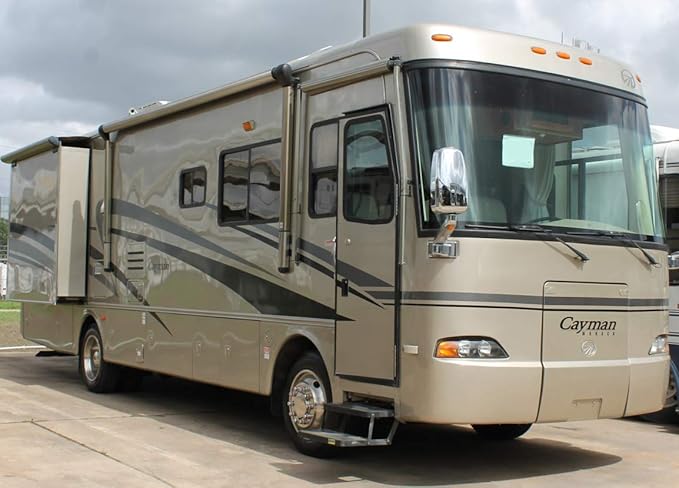 HEADLIGHTSDEPOT Black Housing Halogen Left and Right Headlights Pair Compatible With Monaco Cayman 2002-2006