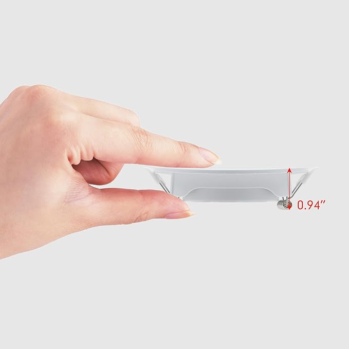 Facon 3.5 Inch RV Puck Lighting with Spring - 8 Pack Rotatable RV Recessed LED Lights 12V - Cool White 4000K Ultra Slim Interior Lights for RV Camper Boat Motorhome