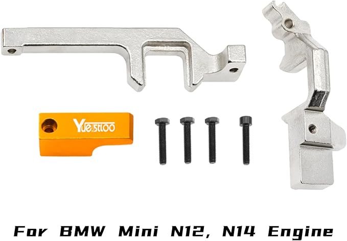 Engine Camshaft Alignment Locking Timing Tool Kit Compatible with BMW Mini Cooper N12 N14, with Carrying Case & Gloves