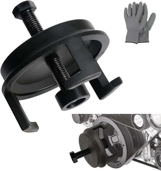 25264 Harmonic Balancer Puller for GM, LS Crank Pulley Puller for GM Chrysler Jeep Dodge, Harmonic Damper Puller for Engine Balancer Removal Replacement