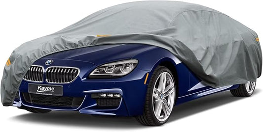 Kayme Heavy Duty Car Cover Custom Fit BMW 6 Series 630 633 635 640 645 650 M6 Waterproof All Weather for Automobiles, Full Exterior Covers Sun Rain UV Protection.（Deliver About 3-10 Days）
