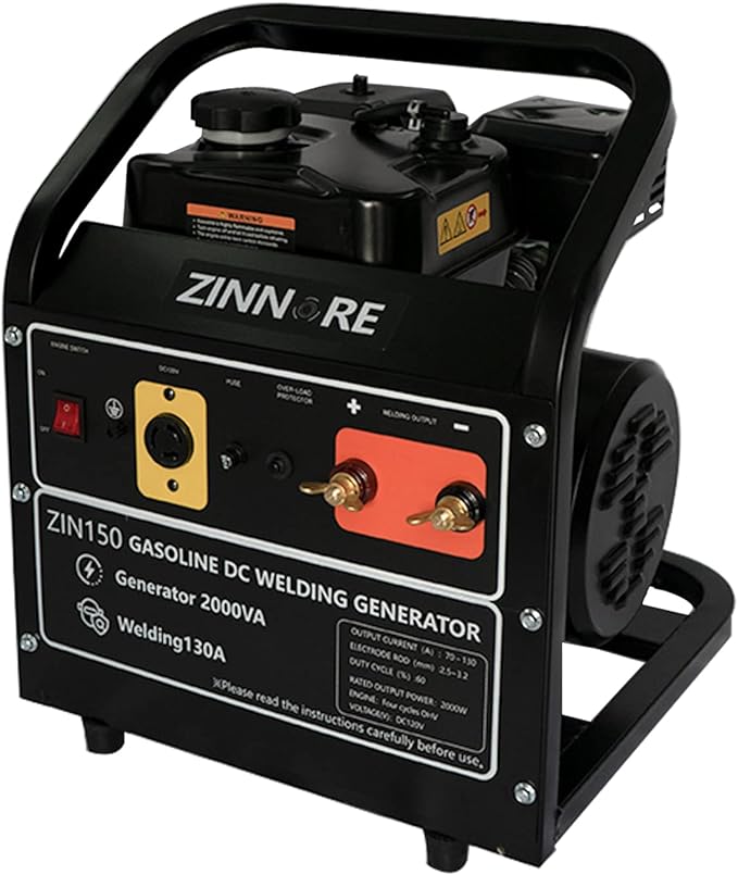 Portable 2000 Watt Engine Driven Welder 130 Amp Stick Welder