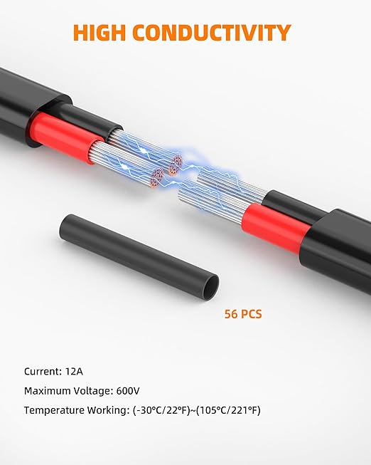 12 Gauge Wire, 12 AWG 2 Conductor Electrical Wire, Flexible/Oxygen-Free Tinned Copper/Stranded PVC 12/2 Cord for Automotive, Marine, LED Strips, Solar, RV, Lighting (100FT)