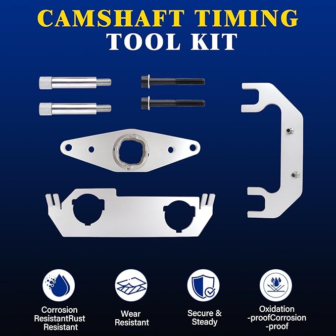 Camshaft Timing Tool Kit for Jaguar Land Rover 2.0L Diesel and Petrol Engine, Fits Range Rover Evoque 2.0T Discovery Sport Jaguar F Pace XE XF, Replaces JLR-303-1625 303-1631 303-1630