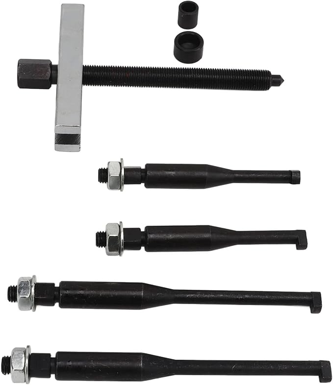 Steering Wheel Puller Set, Steering Wheel Puller Heat Treated Anodized Carbon Steel Strong Strength Universal for Car