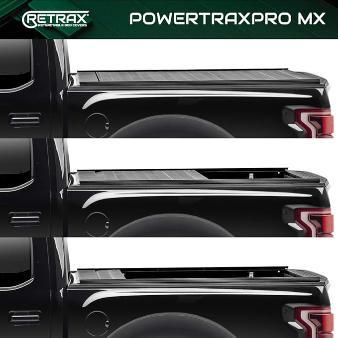 RealTruck Retrax PowertraxPRO MX Retractable Truck Bed Tonneau Cover | 90831 | Fits 2007 - 2021 Toyota Tundra CrewMax 5' 7" Bed (66.7")