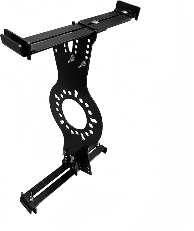 Wheel Fitment Tool, 14"-22" Wheel Fitment Simulator Tire/Rim Fit Size Measuring Mockup Tools, 5-Lug Wheel Bolt Pattern Simulator Wheel Offset Measuring Tool for Car