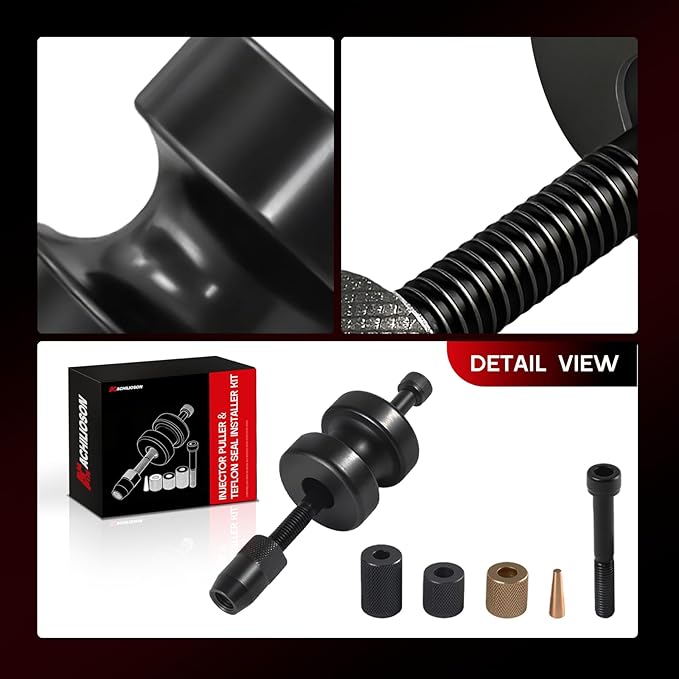 Injector Puller & Teflon Seal Installer Kit - Compatible with BMW N14 N18 N54 N63, Replaces 130192 130193 130194 130195