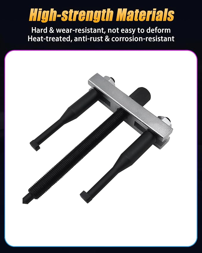 Steering Wheel Puller Set, Car Steering Wheel Removal Tool Kit for Different Vehicles, 1.5 to 3.3 Inch Adjustable Distance