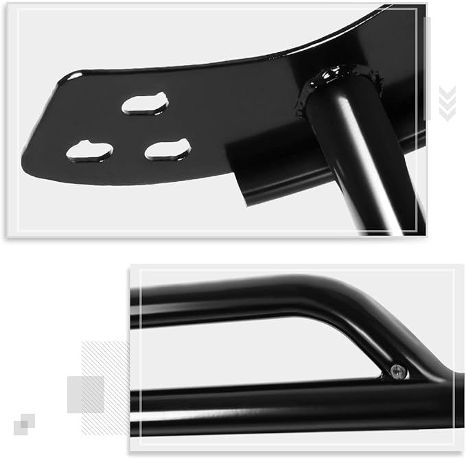 Compatible with Land Cruiser J100 SUV 1998-2007 Bumper Brush Grille Guard Protector,Coated Black