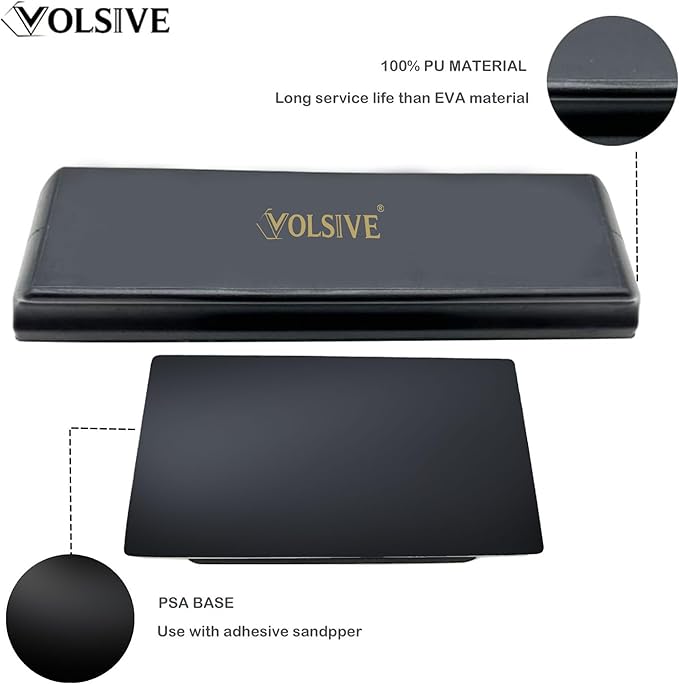 24Pcs PSA Adjustable Sanding Block Kit,Hand Abrasives Auto Body Sanding Block Set with 20pcs Self Adhesive Sandpaper,Flexible for Automotive Paint and Woodworking Sand Furniture