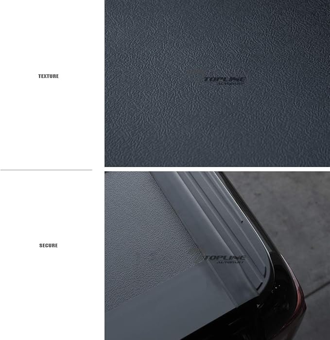 Low Profile Hard Tri Fold Aluminum Truck Bed Tonneau Cover Compatible with 14-21 Toyota Tundra 5.5 Ft (66") Short Bed