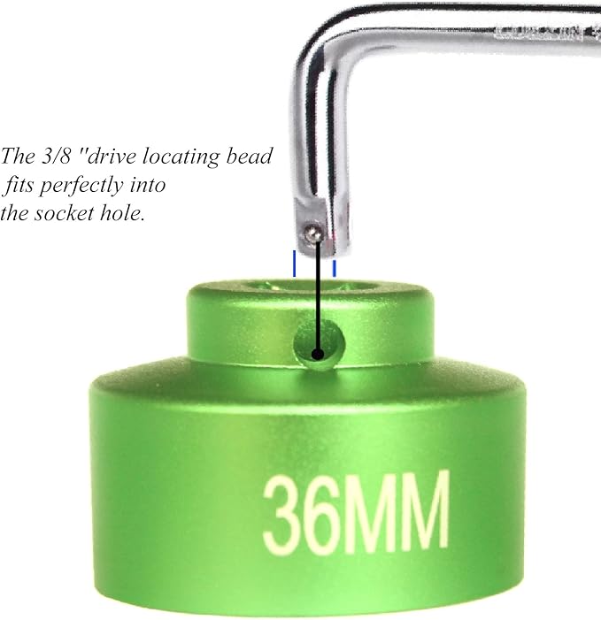 36mm oil filter socket Wrench. for Ford F250, BMW, Mini, Volvo, Audi, VW, Porsche Vehicles -Fuel filter/oil Filter cap socket Removal tool-36mm