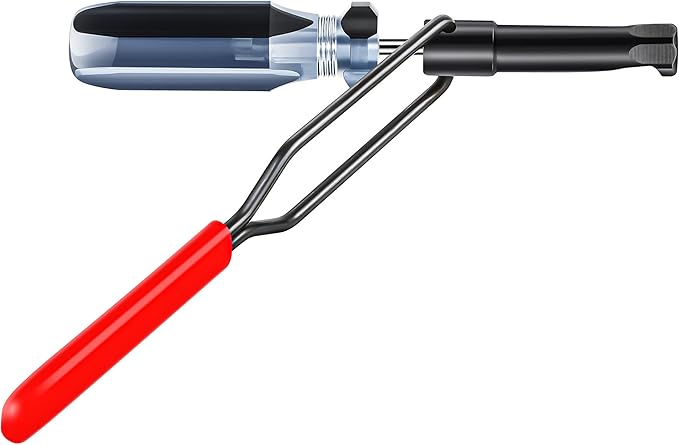 Dreyoo 12mm Valve Adjustment Tool Jam Nut, Slotted Valve Adjusting Stud, Valve Grinding Tool Compatible with Honda/Nissan Auto Vehicle Engines, Valve Lapping Guiding Removal Tool