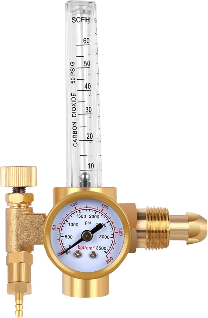 Argon/CO2 Mig Tig Flow Meter Gas Regulator Gauge Welding Weld