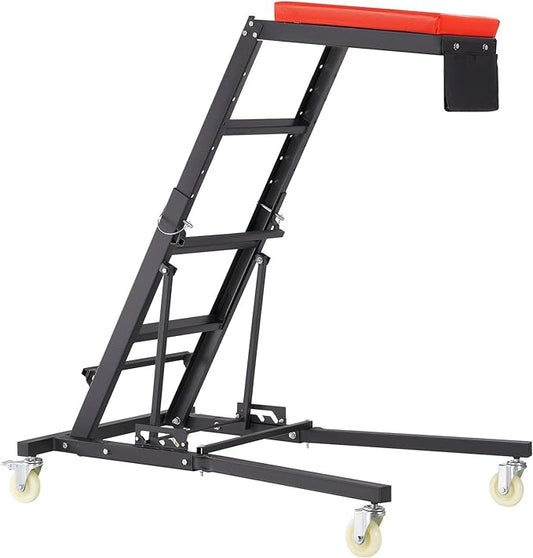 VEVOR Top Automotive Creeper, Engine Creeper 42.5"-64.8", 400 LBS Capacity High Top Creeper, 4 Swivel Caster Wheels, Padded Deck, Creeper for Home Garage, Workshop Repair Maintenance