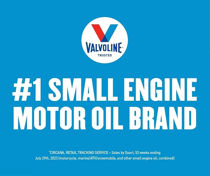 Valvoline 2-Cycle Marine TCW-3 Motor Oil 1 QT, Case of 6