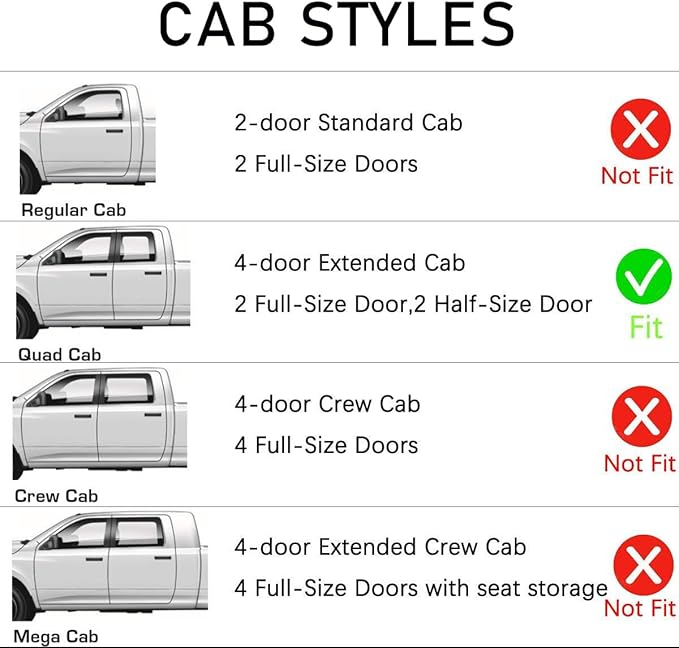 Lightronic Extra Durable Clip-on in-Channel Auto Vent Window Visors, Fits 2002-2008 Dodge Ram 1500, 2003-2009 Ram 2500 & 3500, Quad Cab, UV-Protect Rain Guards, Original Wind Deflector, Smoke, 4-Pcs