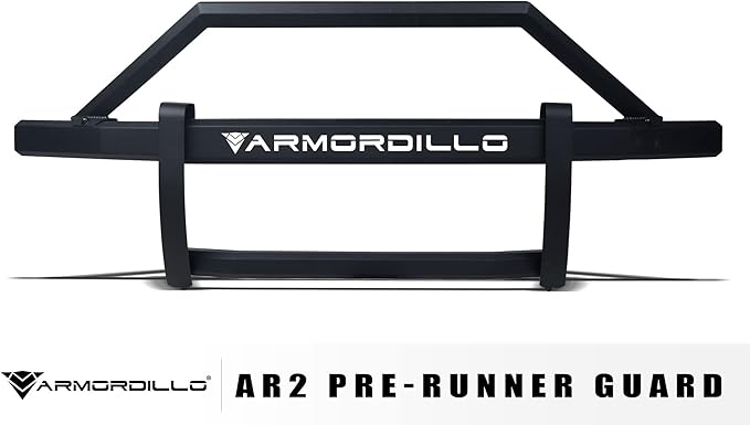 Armordillo USA 8712597 AR2 Pre-Runner Style Modular Grille Guard - Matte Black Fits 2017-2022 Nissan Titan