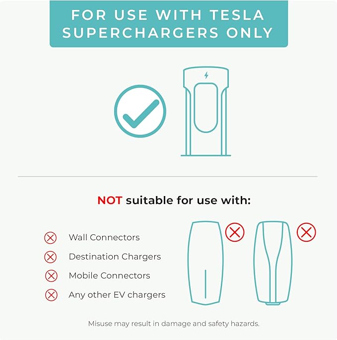 Lectron NACS to CCS Electric Vehicle Adapter with Interlock - (500A/1,000V) - Compatible with Tesla Superchargers - CCS1 EV Fast Charging with Vortex Plus [Check Automaker for Compatibility] - UL 2252