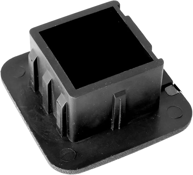 eVerHITCH USA Black Metal Flag Hitch Plug Cover, Fits 2" Receiver