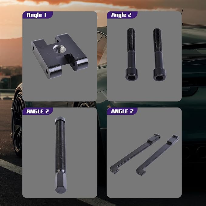 Lower Unit Bearing Carrier Puller Tool for Outboard and Sterndrive Gearcases 115HP and Above, Adjustable Arm Design for Precise Fit and Easy Removal (Black)