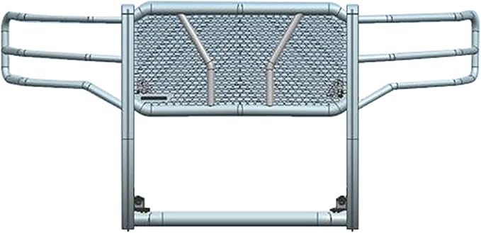 Black Horse Off Road Rugged Heavy Duty Grille Guard Modular Black Compatible with 2015-2019 GMC Sierra 2500 HD (Excl. Denali)|2015-2019 GMC Sierra 3500 HD (Excl. Denali)-RU-GMSI15-B