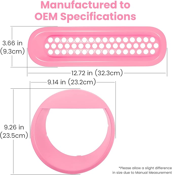 Front Grille Mesh Inserts & Headlight Cover for Jeep Wrangler JK JKU Sport Freedom Rubicon Sahara Unlimited 2007-2018 Exterior Accessories Clip-in Grille Guard Headlight Bezels Trim (Matte Pink)