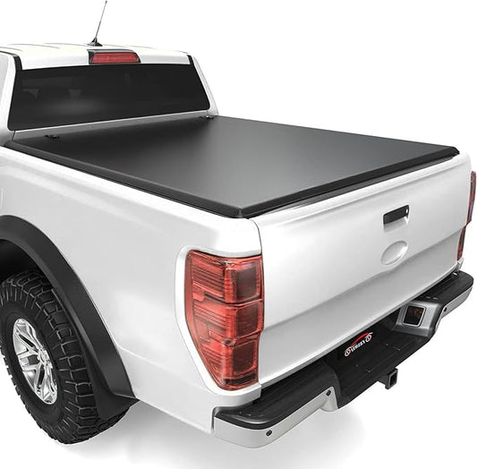 Soft Quad Fold Truck Bed Tonneau Cover Compatible for 2004-2026 F-150 6.5FT (78.8") Bed